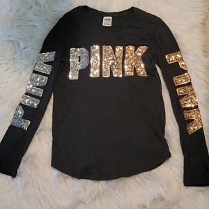 Pink blink long sleeve shirt
